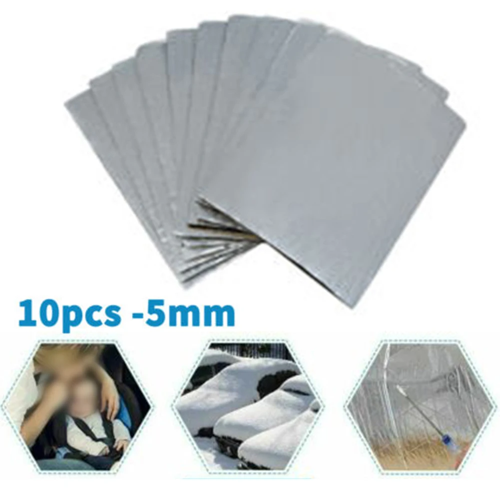 

10 Sheet Sound Deadener Heat Insulation Mat Auto Van Sound Proofing Deadening Insulation Auto Hood Insulation Silent 5mm