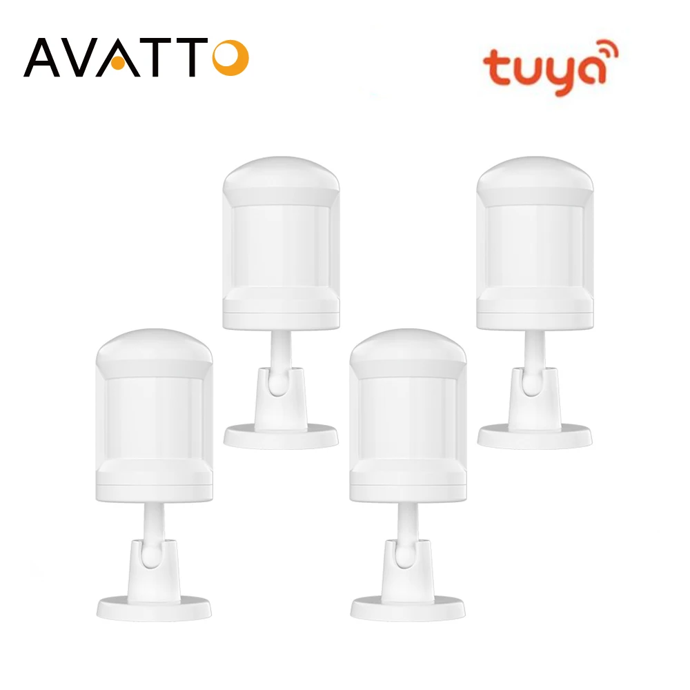 AVATTO 투야 지그비 PIR 모션 센서, 움직임 감지기, IR 인체 감지 센서, 스마트 라이프 앱, 무선 홈 보안 시스템
