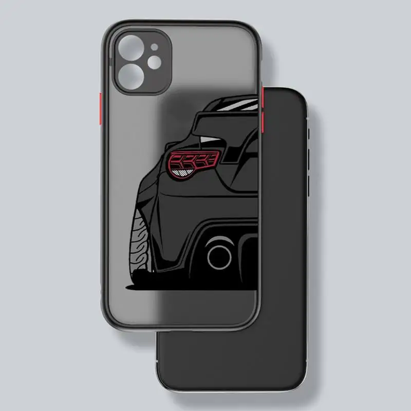 Men's Cool Sports Cars Comic Phone Case - Shockproof Silicone Cover