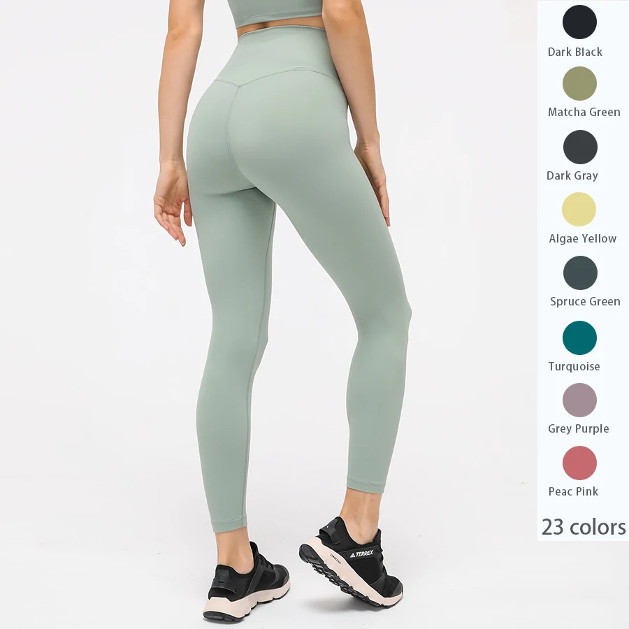 Women Yoga Leggings Lightweight No Camel Toe Buttery Soft Medium Rise Slimming Workout Pants Gym 25" sports leggings,yoga pants