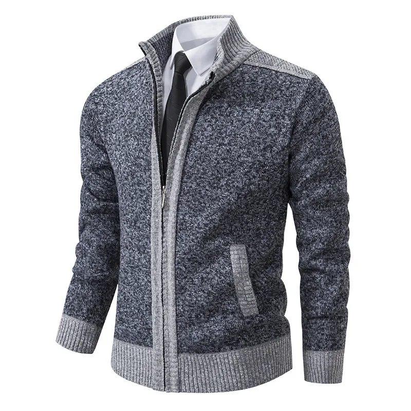 Cardigan avec Col Zippé