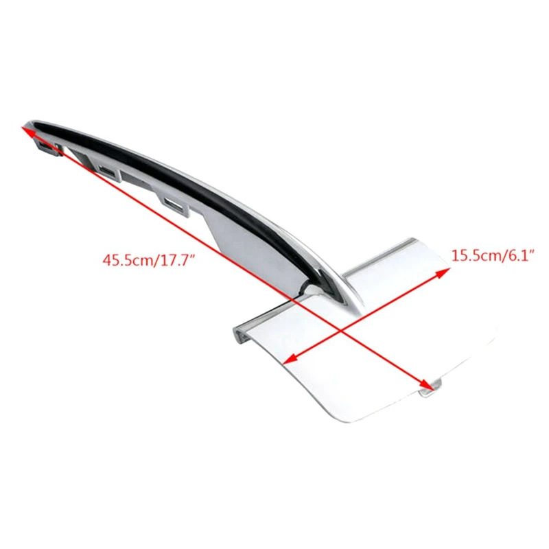 앞 범퍼 하단 그릴 트림 크롬, BMW F15 X5 2014-2018 51117325395,51117325396 자동차 액세서리, 2 개
