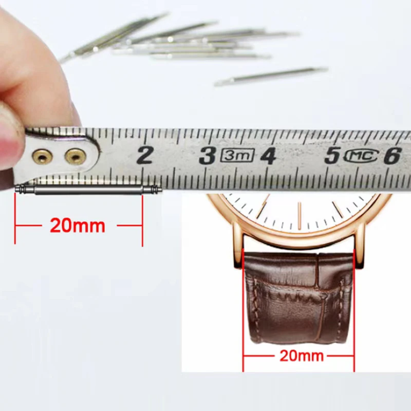 Versatile Spring Bars for Watch Bands - Multiple Sizes Available