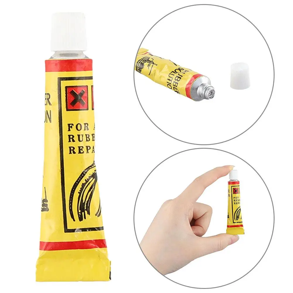 Portable Yellow Rubber Tire Inner Tube Repair Adhesive
