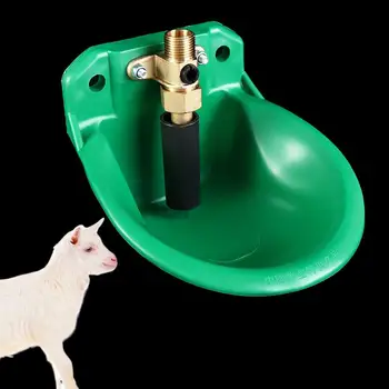 Ciotola per acqua automatica Abbeveratoio per liquidi Pecora Mucca Bovini Maiale Capra Cavallo Allevamento Alimentatore per animali Strumento per bere Sostituisci la valvola in rame del bestiame