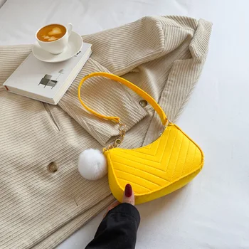 Mode taschen für Frauen Handtasche einfarbig lässig Mini Achsel Tasche weibliche Kette Schulter tasche heißen Verkauf Damen Leder Einkaufstasche — изображение 6