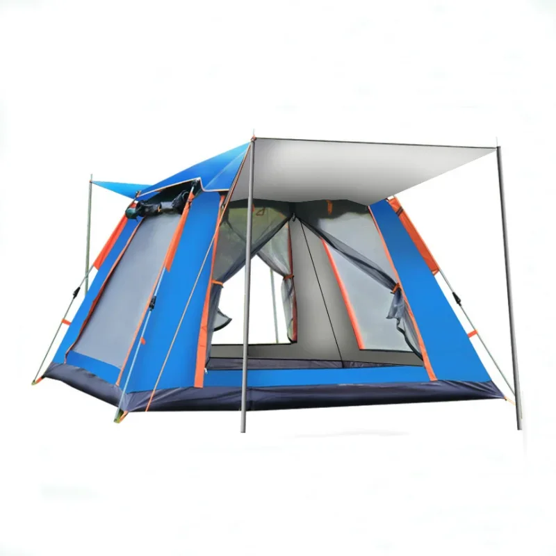 

4-5 People Automatic Spring Speed Open Tent Space Rainstorm Outdoor Large Thickened Camping Tent
