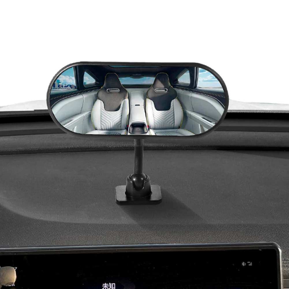 Baby Car Mirror 360° Adjustable Car Seat Mirror Adhesive Mount Automotive Rearview Baby Observation Mirror for Kids Observing