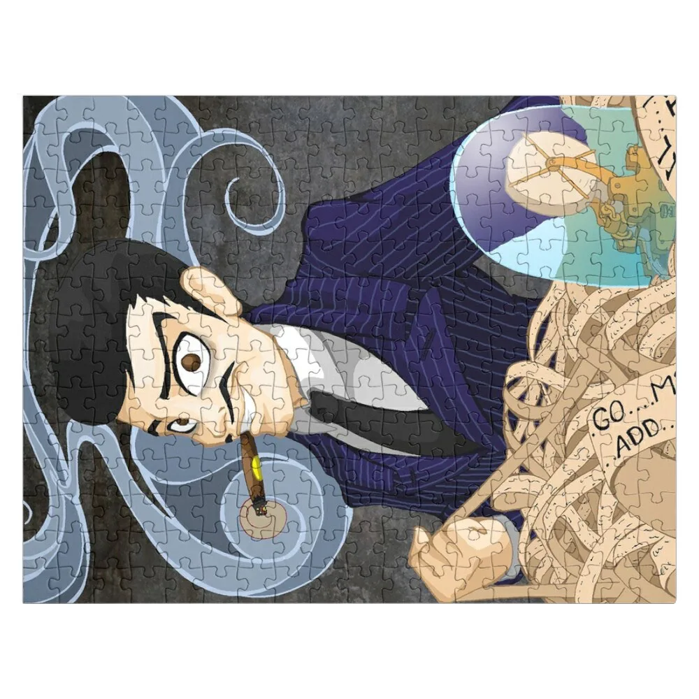 Classic Gomez Addams Jigsaw Puzzle Wood Puzzles For Adults Wood Photo Personalized gomez in our gun 1 cd