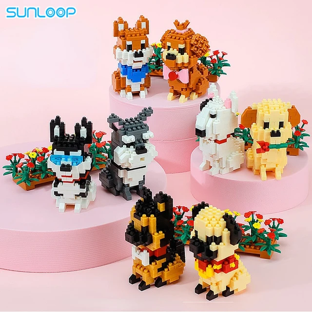 Mini building Blocks 3d Animal Sets for Goodie Bags Prizes Dogs Bricks  Birthday Dogs Blocks Party Favors for Kids 8-12 - AliExpress