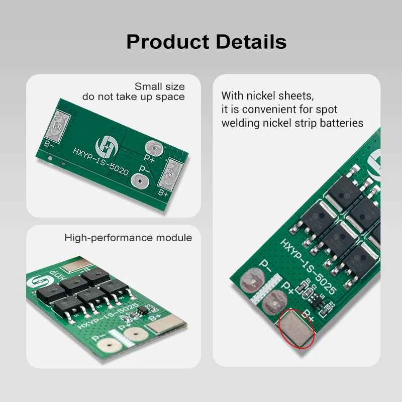 BMS 1S 12A 20A 25A 3.7V lithium battery protection board 18650 4.2V charging vol