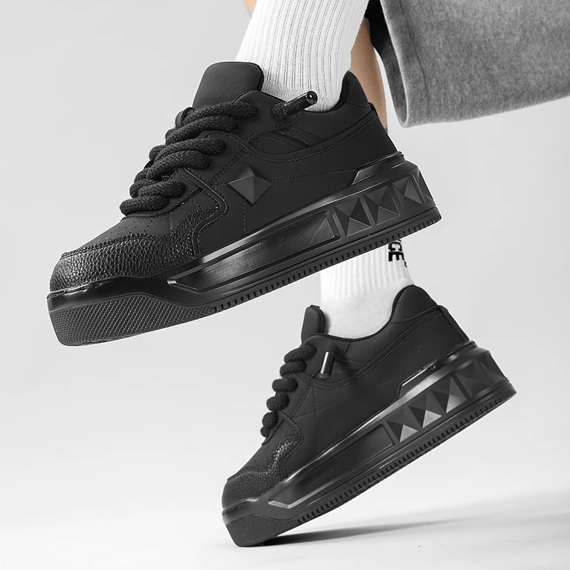 Men Casual Platform Sneakers Luxury Skateboard Flats Brand High Quality Running Outdoor Sports Tennis Shoes Walking Sneaker Male
