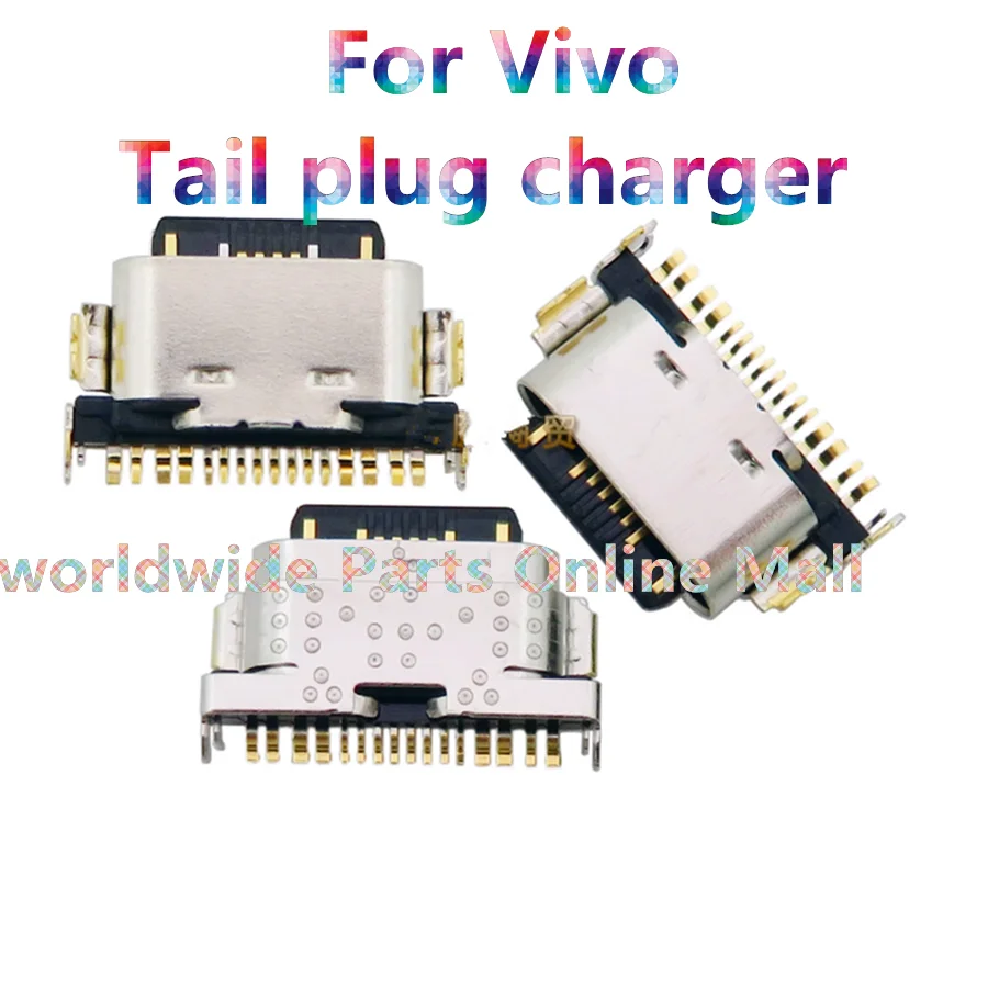 

10pcs-200pcs For Vivo S12 Y32 Y33s Y55s Y74s Y76s Y77 iqoo U5 USB Charging Connector Charge Port Socket Dock Jack Plug