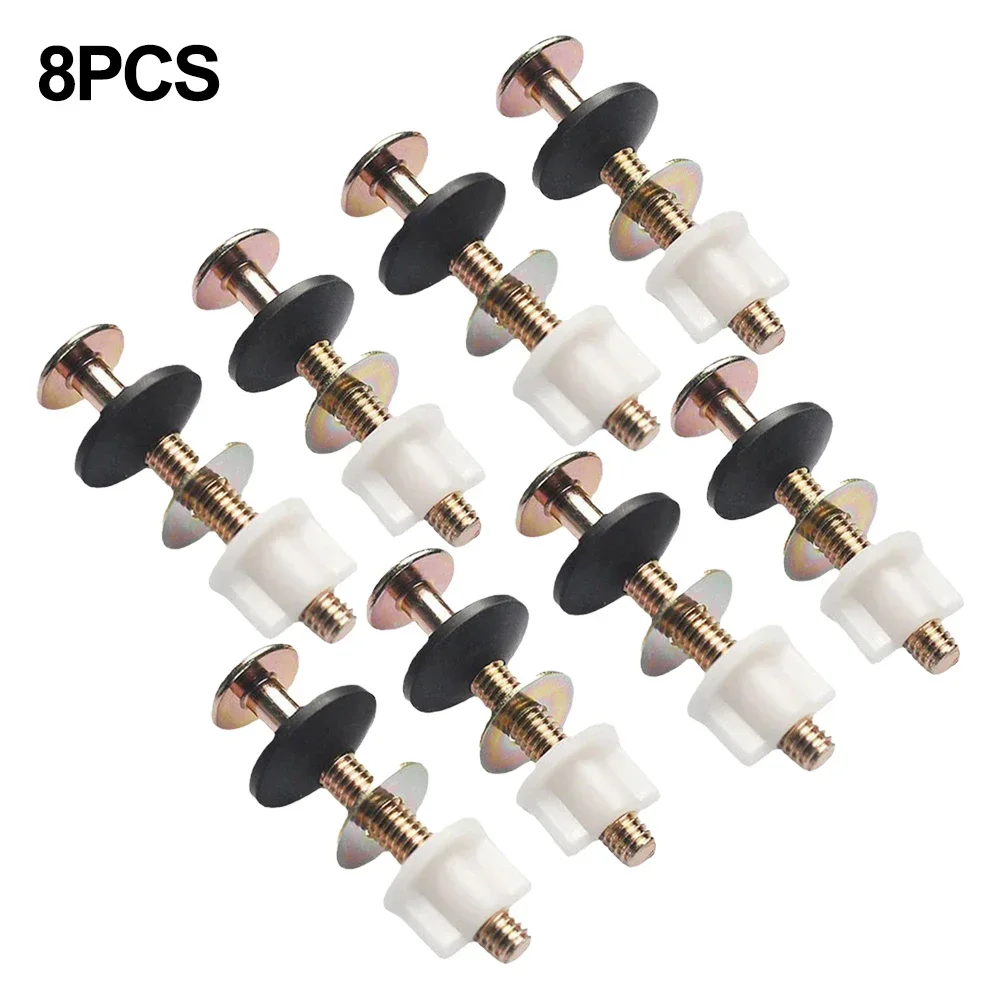 2/8pcs Toilet Seat Bolt Screw Set Heavy Duty Hinge Bolts And Nuts Replacement Bathroom Toilet Accessories Water Tank Bolts Tools