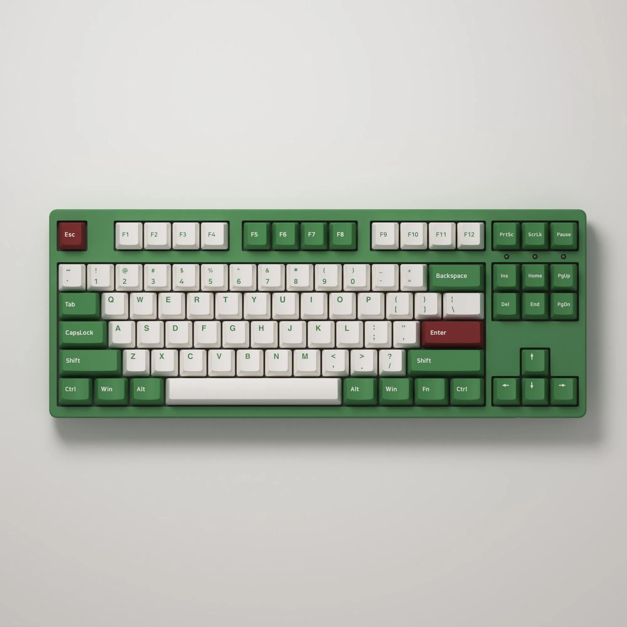 Akko 3087DS Matcha Red Bean Mechanical Gaming Keyboard Wired