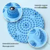 Foot Yoga Massage Acupressure Board Mat Muscle Relaxation Round Exercise Mat Fitness Foot Training Massage Acupressure Mat 4