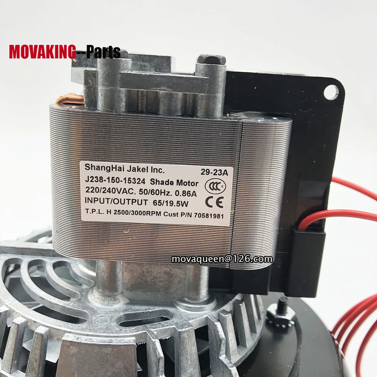 220V 65/19.5W 70581981 J238-150-15324 Blower Fan Motor For FABRISTEEL Vertical Warmer Cabinet Oven Disinfection Cabinet