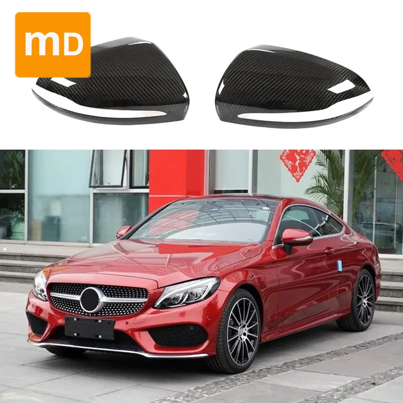 

Для Mercedes Benz C E S CLS GLC Class W205 W213 RHD Модифицированный Корпус для сухого зеркала из углеродного волокна Защитный чехол для зеркала заднего вида