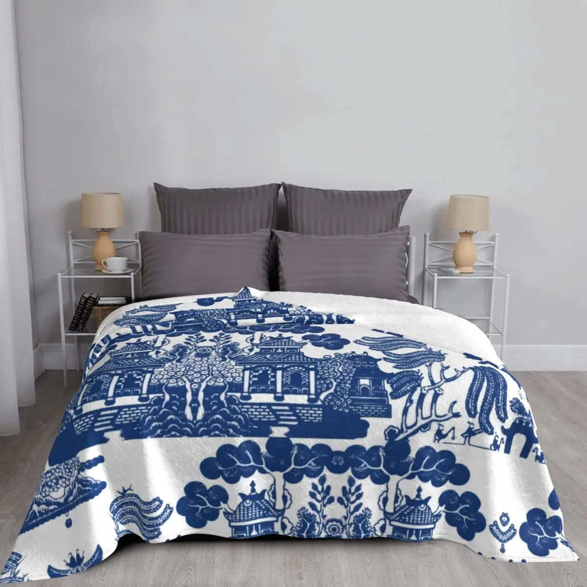 ���� ���� ���� Chinoiserie �Ķ����� ��� ���ڱ� ���� ��� �ε巯�� �ö��� ���� ��� ���� ħ�� ħ�뺸