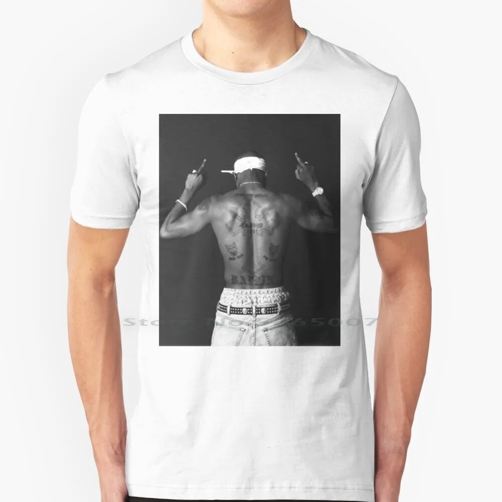 2Pac T Shirt 100% Cotone Shakur 2 Pac 2Pac Testi Testi Canzoni Cambia Death Makaveli Notorious Big 2Pac Canzoni All Eyez On Me