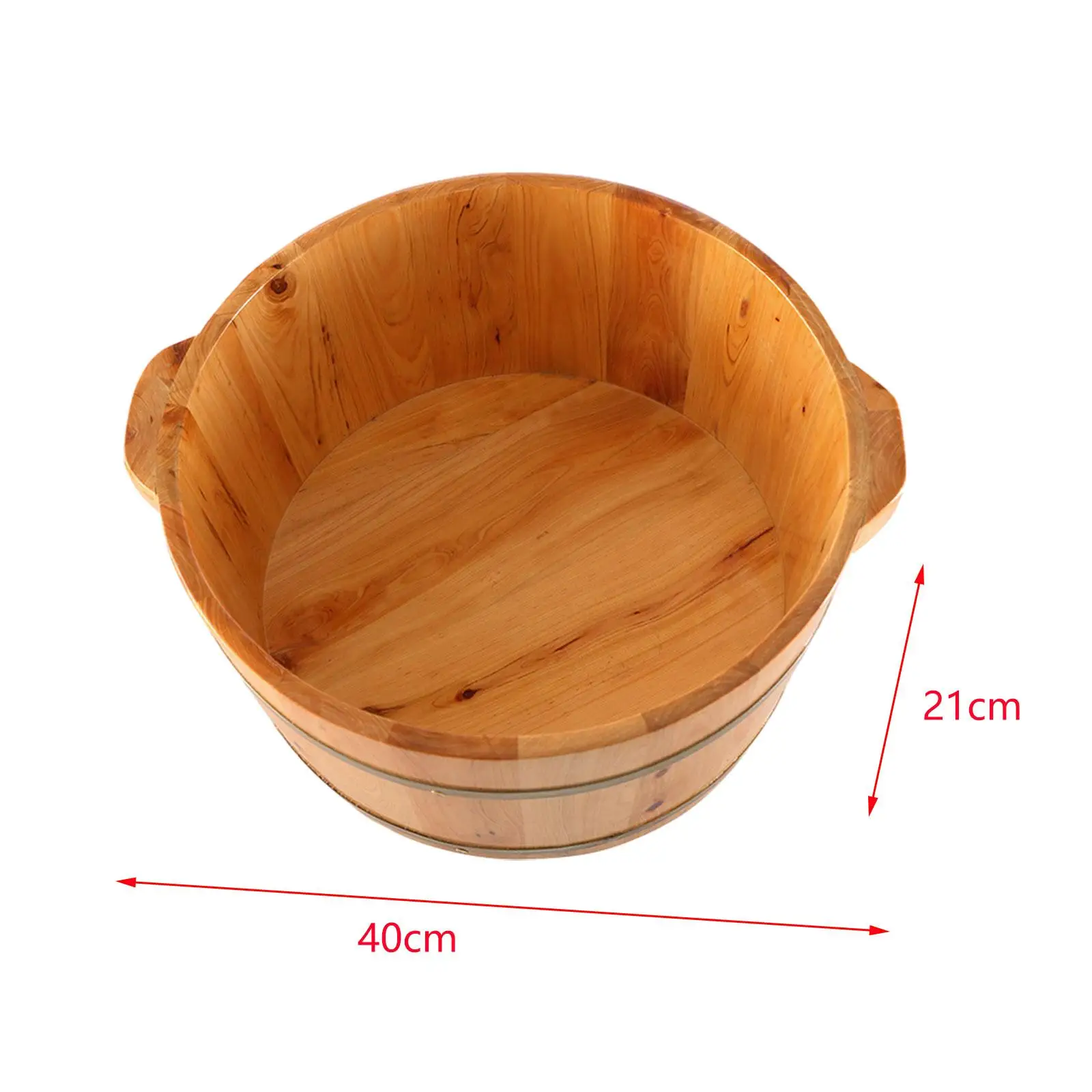 Foot Basin Sauna Foot Tub Foot Washing Bucket Wooden Portable Foot Soaking Tub