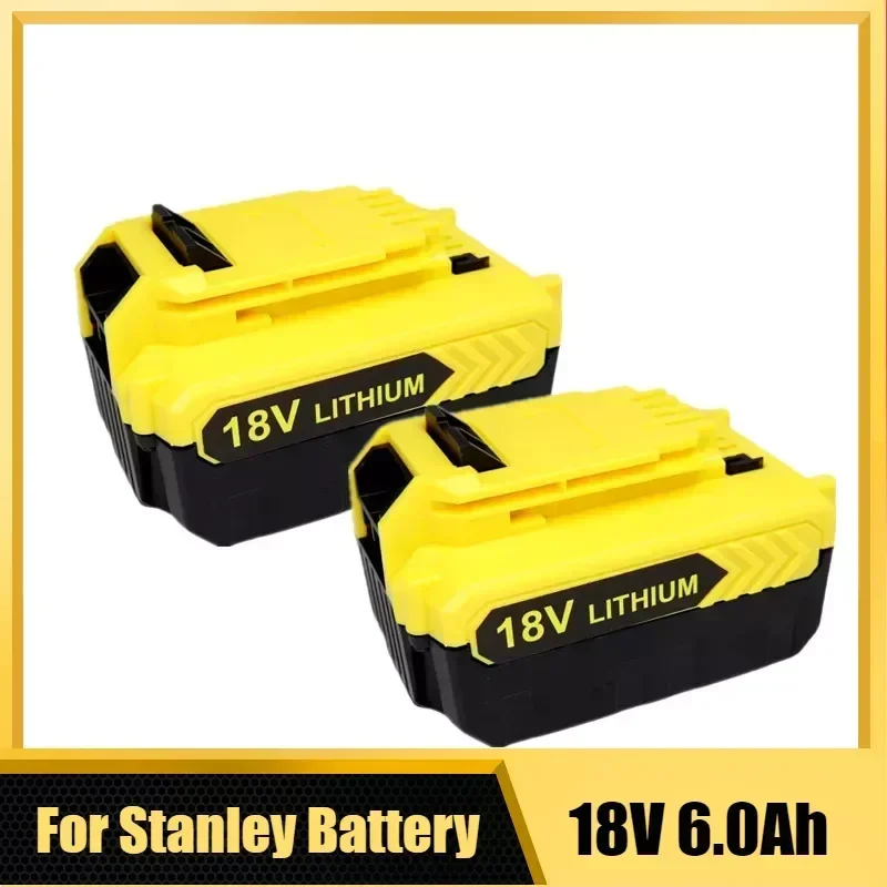 

for Stanley Cordless Electric Drill 18V 3.0/4.0/5.0/6.0Ah Rechargeable Battery FMC687L FMC688L Stanley Electric Tool Battery