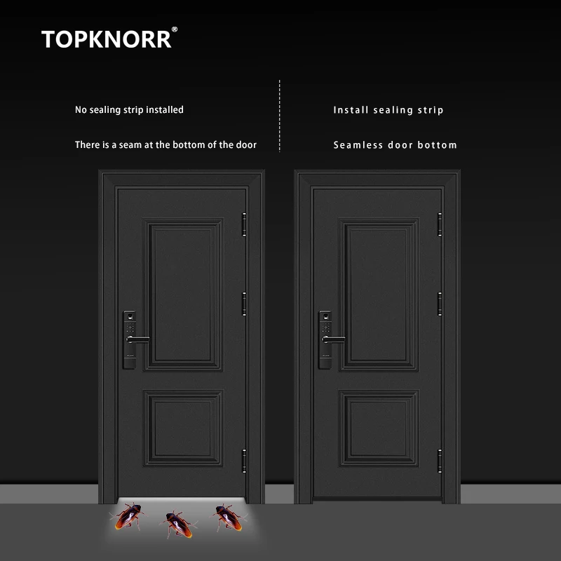Automatic Lifting Sealing Strip Door Bottom Gap Sound Insulation Wooden Door Dust-proof Insect-proof and Windproof door seal strip sealing strip tape sealing strip rubber door weatherstripping door weatherstripping
