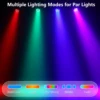 1/2/4PCS 36LED PAR Lights RGB Stage Effect Lighting DMX512 LED Projection Light for DJ Disco KTV Party Wedding Holiday Bar Club 4
