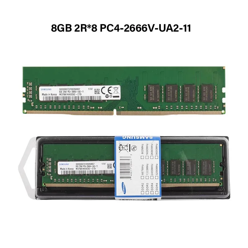 Desktop Memory SAMSUNG Memoria Ram DDR4 8GB 4GB 16GB 3200MHz 2666MHz 2400MHz 2133MHz For intel CPU 1.2V DIMM PC-21300 25600 Dual Channel