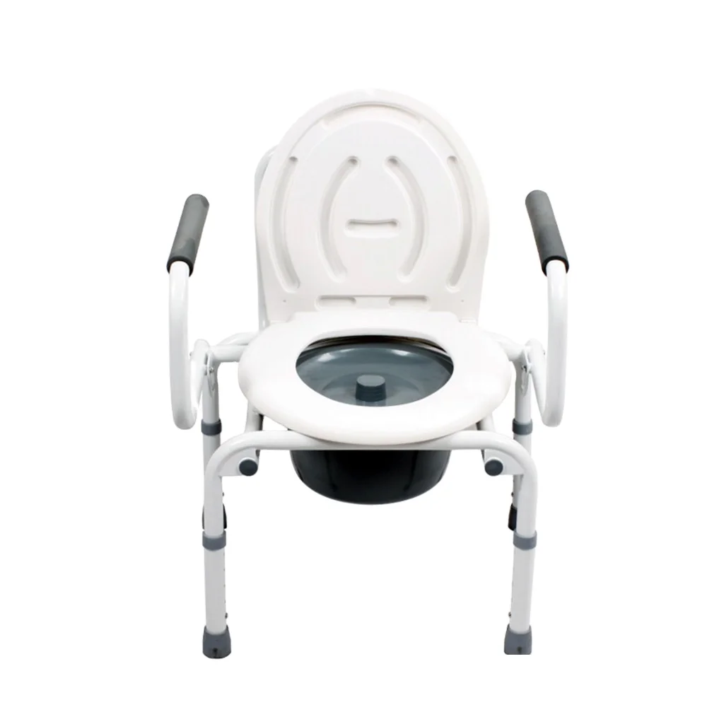 China Hot selling Hospital Folding Walker/Commode Chair Price/Potty Chair Adult portable toilet training chair 5