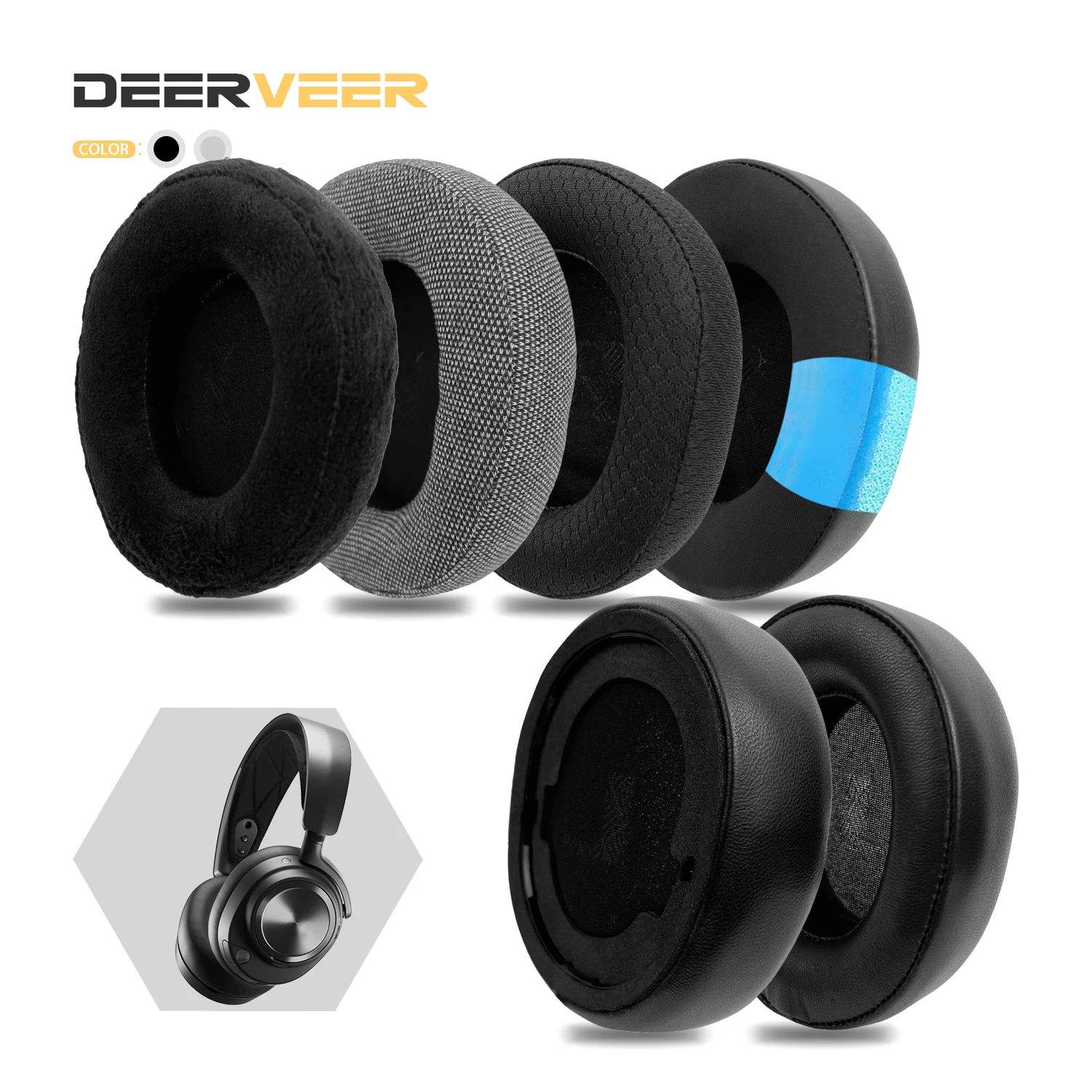 DEERVEER Replacement Earpad For SteelSeries Arctis Nova Pro Wireless