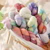 3PCS 300g Set Gradient Hand-Dyed Wool Blend Yarn for DIY Knitting Scarves Sweaters 270Meter/Roll Rainbow Magic Ball Yarn 1