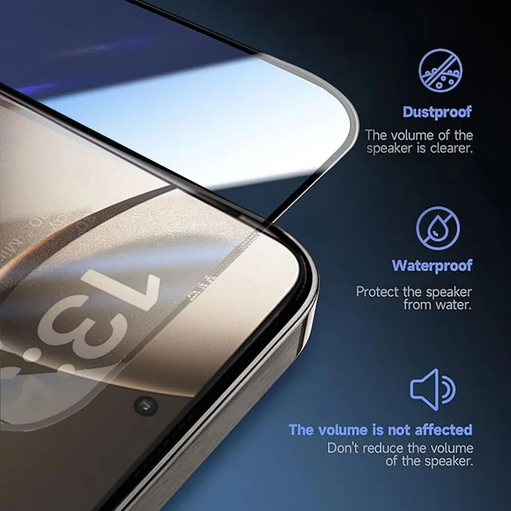 Premium Oleophobic Tempered Glass Screen Protector - Easy Installation, 1-3 PCS