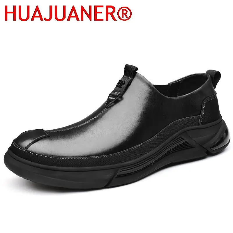 

New Italian Comfortable Leather Man Loafers Fashion Designer Mens Slip On Driving Shoes Men Brand Moccasins Male Outdoor Flats