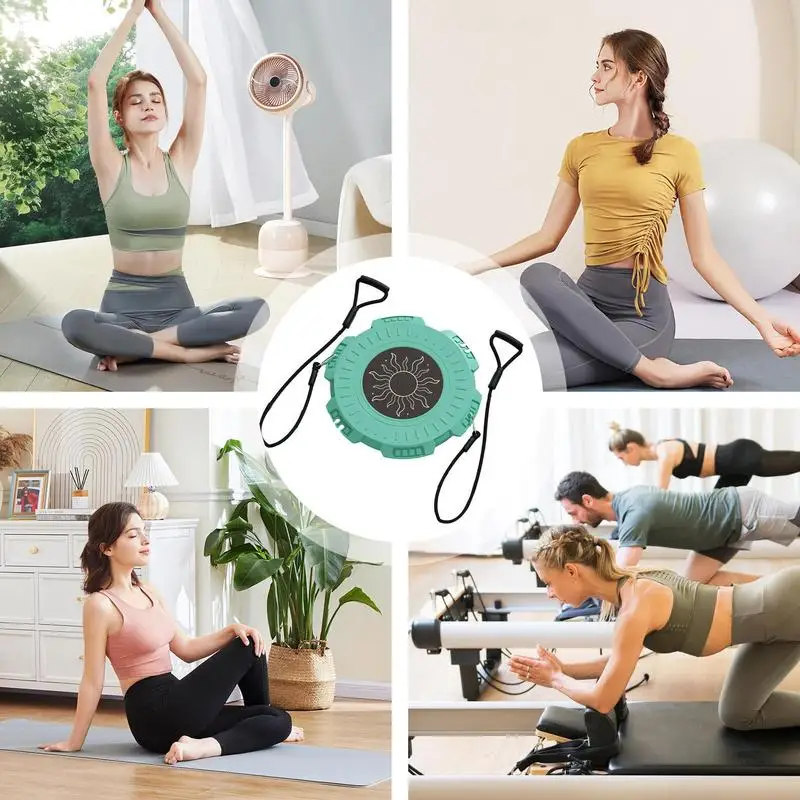 Twist Workout Board Fitness Balance Board Core Twist With Tension Rope And Magnet Workout Machine For Gym Fat Loss