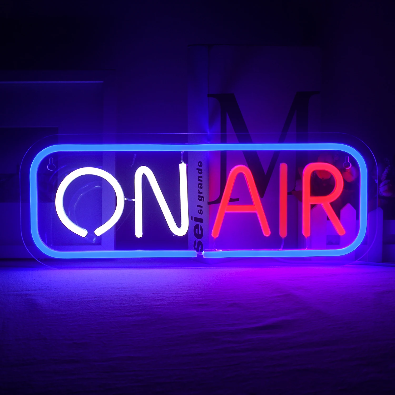 Description Picture 6 of itemON AIR Neon Signs For Wall Decor Art LED Lights Room Decoration For TV Studio Bar Pub Club Home Party USB Powered Light Up Sign