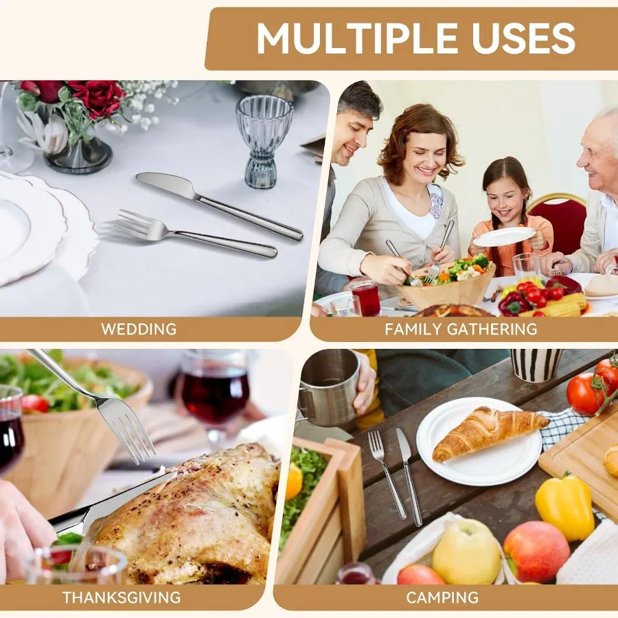 20-Piece Oval Flatware Set 6