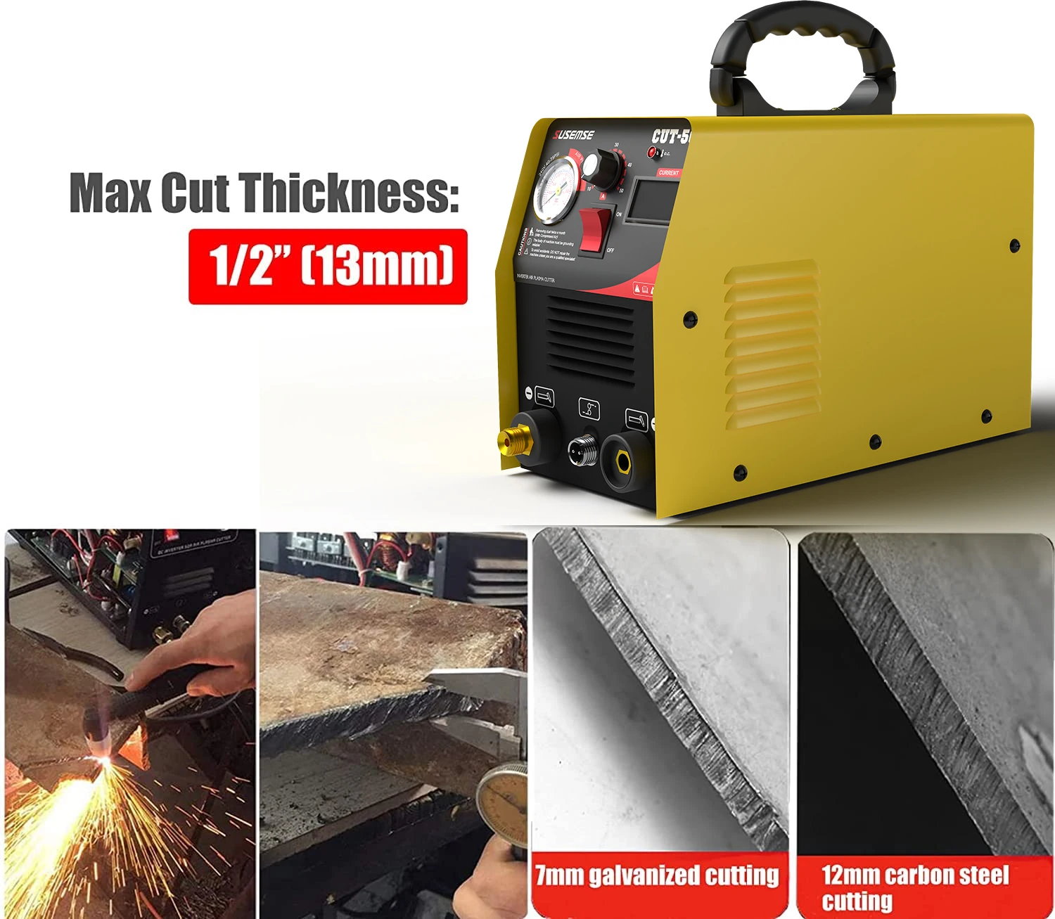Susemse CUT50 Digital Panel Plasma Cutter Portable 110/220V Plasma Cutter Machine On metal 50A DC IGBT Inverter 2