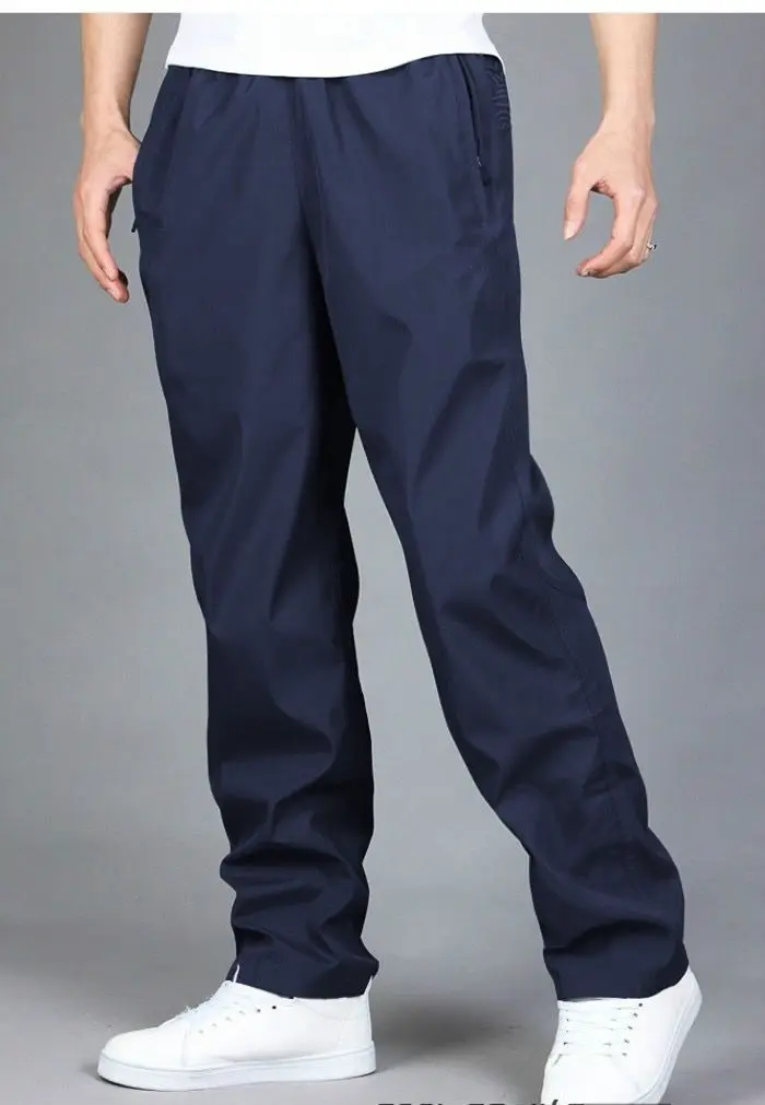 blue cargo pants Summer Winter Sweatpant Trousers Autumn Plus Velvet Warm Pant Quick-drying Sportswear Loose Wear-resistant Thick Pant For Men blue cargo pants