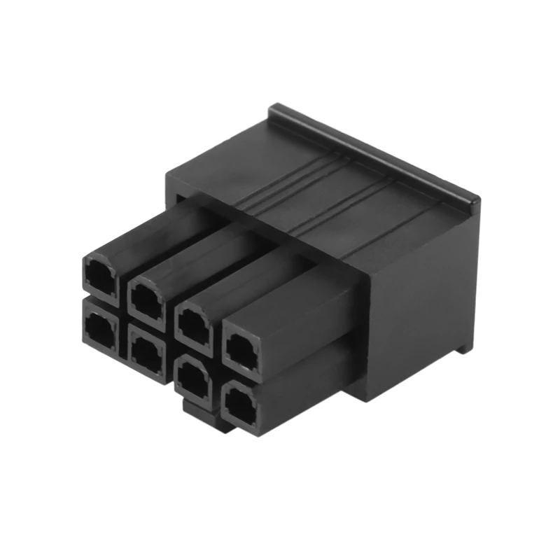 PCI-E Pcie 전원 커넥터, PC 컴퓨터 ATX 그래픽 카드 GPU용 플라스틱 쉘, 검정색, 4.2mm, 8P, 8 핀, 30 개