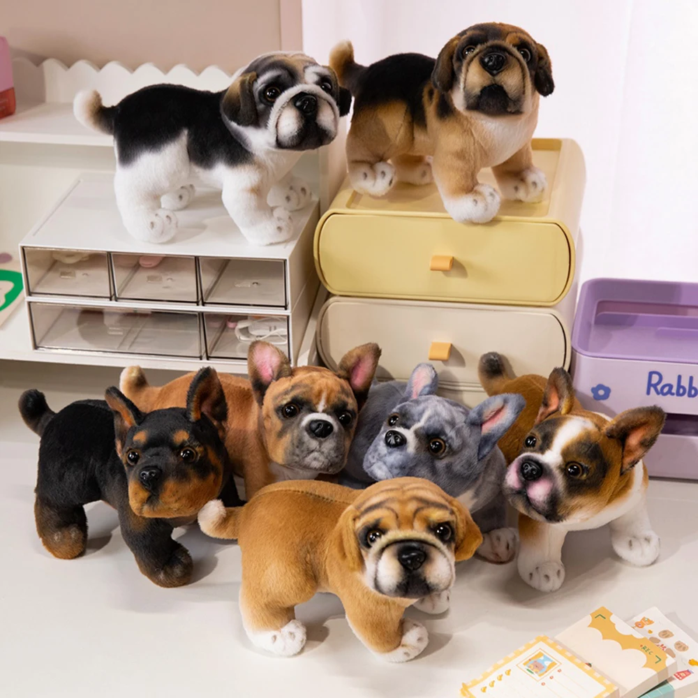 Cute Plush French Bulldog & Pug Stuffed Animals - Perfect for Cuddling, Gifting, and Home Décor