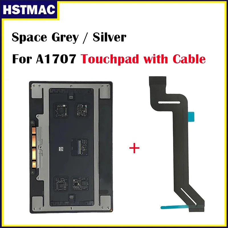 Trackpad Per Laptop Con Cavo A1707 Touch Pad 2016 2017 Per Macbook Pro 15 "A1707 Touchpad Track Pad Muslimspace Grey Silver