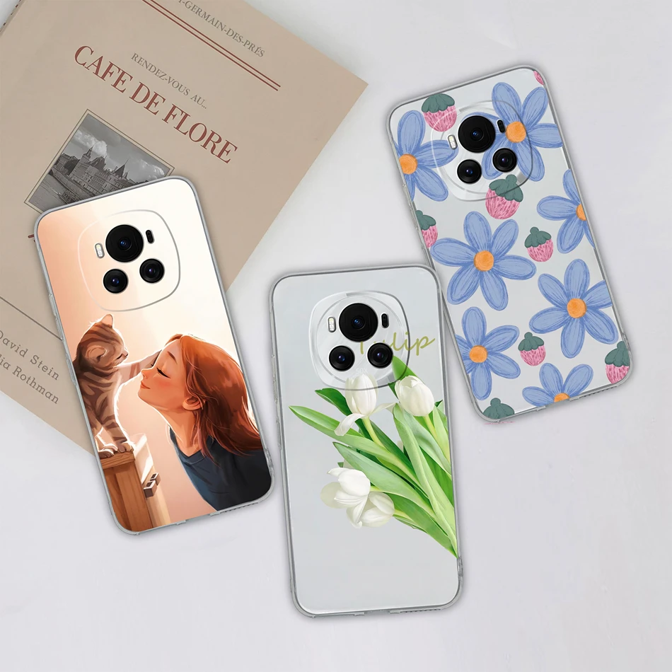 Creative Soft TPU Clear Silicone Anti-Drop Back Cover