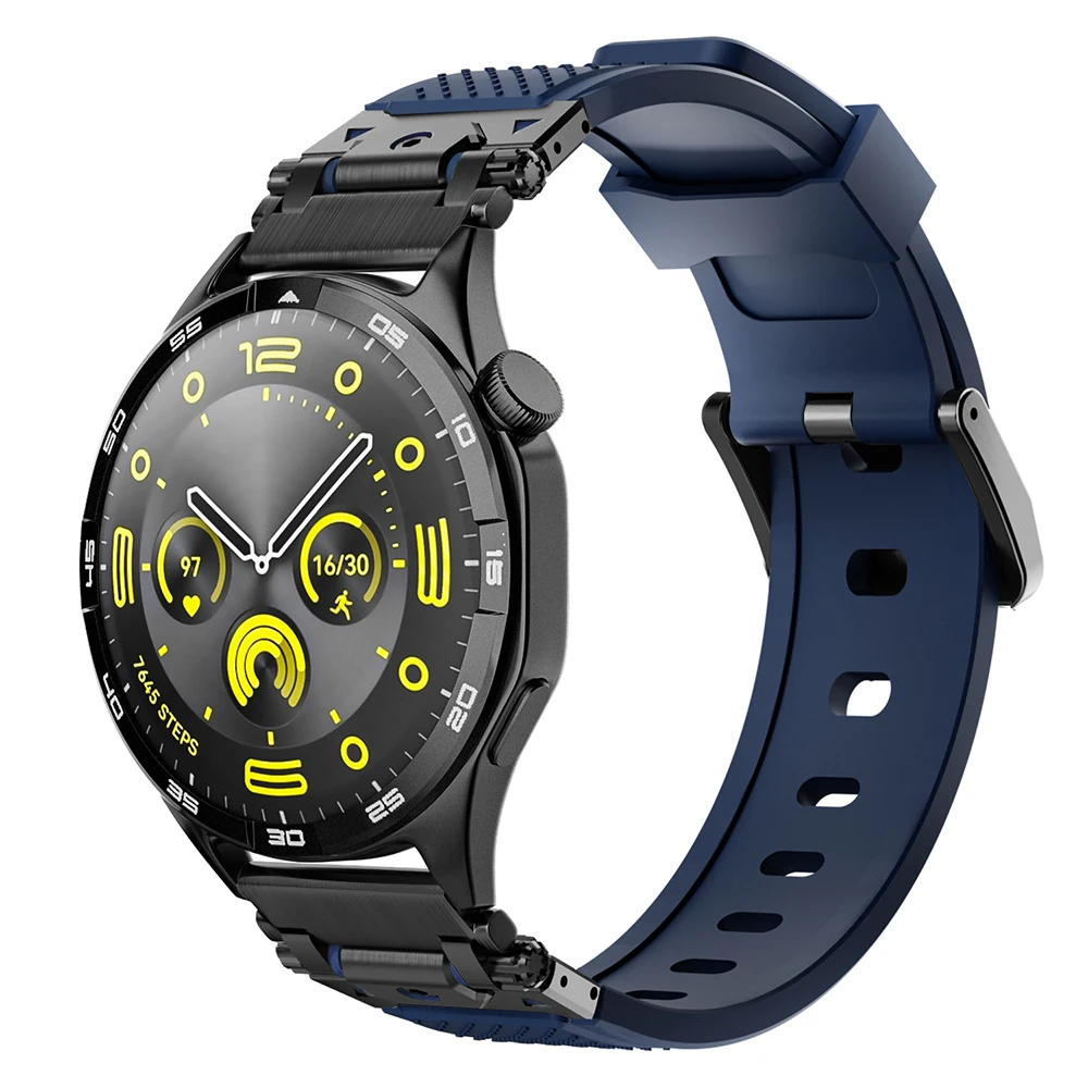 Versatile 22mm Rubber Loop Watch Strap