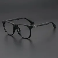 Fashion Glasses Frame Women Anti Blue Light Men Square Eyeglasses Vintage Prescription Eyewear 3