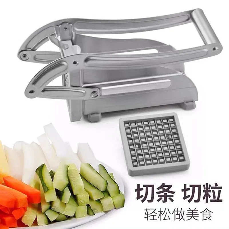 Description Picture 3 of itemStainless Steel Manual Potato Cutter Shredder French Fries Slicer  Cutting Machine Chips Maker Meat Chopper Kitchen Tools