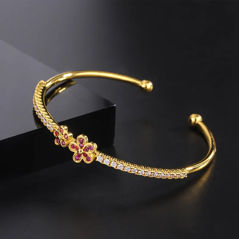 

Женский жёлтый браслет из серебра 925 пробы, с бриллиантами