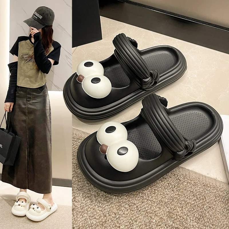 EVA Casual Slippers Women Flats Cute Cartoon Designer Shoes Girls Indoor Platform Sandals Ladies Fashion Summer Beach Slipper