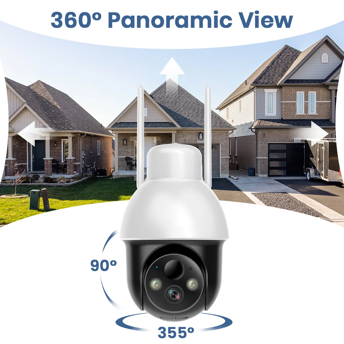3MP PTZ Solar Security Camera 3