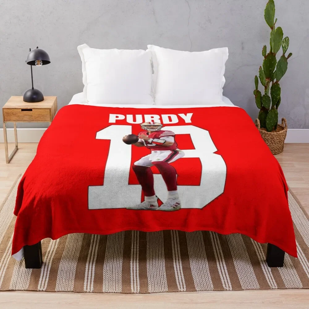 Brock Purdy Coperta Coperte Per Biancheria Da Letto Coperte